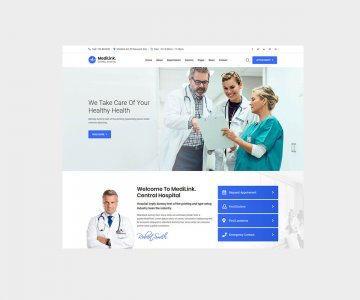 Hospital website Starting @ 7000