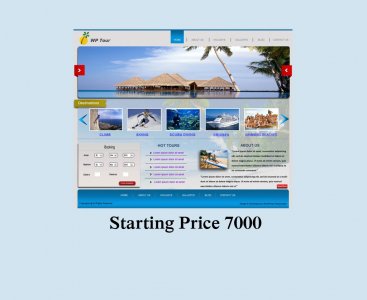 tour & travel-website starting @ 7000